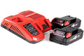 Milwaukee M18 NRG-402 Akku-Starter-Set, 2x 4.0Ah Akku