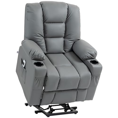 HOMCOM Massagesessel mit USB-Anschluss, Fernbedienung