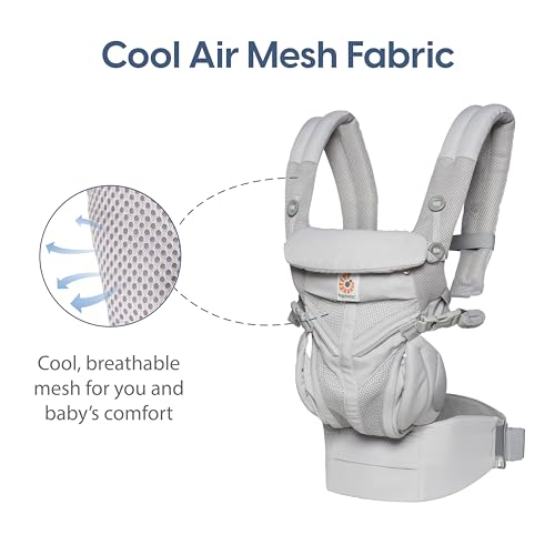 Ergobaby Omni 360 Cool Air Mesh Babytrage, Mitternachtsblau