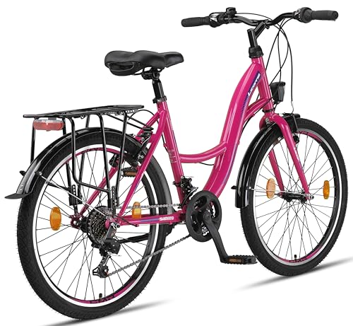 Licorne Bike Stella Cityfahrrad, 21-Gang, verschiedene Größen