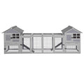 Kaninchenstall/Kleintiergehege, wetterfest, Grau
