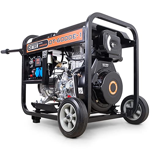 DeTec DT-6000E Stromerzeuger, 6 kW, Benzin