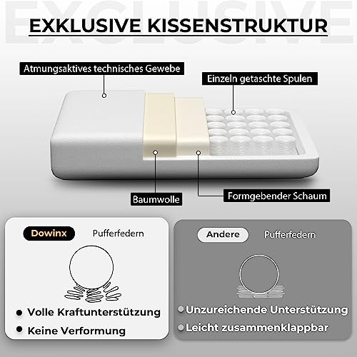 Dowinx Ergonomischer Gaming-Stuhl mit Massagefunktion