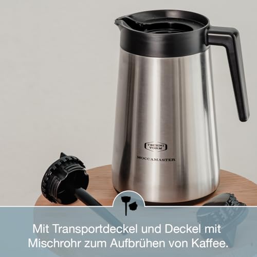 Moccamaster KBGT 741 Filterkaffeemaschine, Aluminium