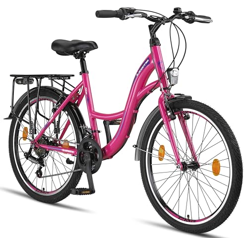 Licorne Bike Stella Cityfahrrad, 21-Gang, verschiedene Größen
