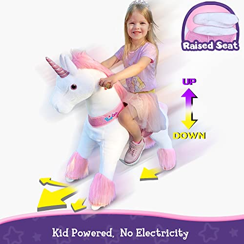 PonyCycle Einhorn-Reittier mit Bremse für Kinder